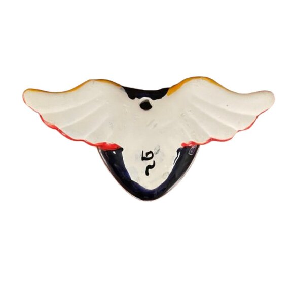 NWT Talavera Ceramic Clay Flying Heart With Wings Colorful Hand Crafted Mexico - Picture 3 of 16
